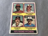 MIKE FLANAGAN Orioles 1976 Topps ROOKIE Card