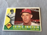 SPARKY ANDERSON Phillies 1960 Topps Baseball Card-