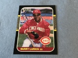 BARRY LARKIN Red 1987 Donruss ROOKIE Baseball Card