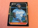 BO JACKSON 1987 Donruss Baseball Card