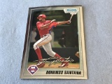 DOMINGO SANTANA 2010 Bowman Chrome ROOKIE Card