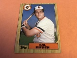 CAL RIPKEN 1987 Topps Baseball Card