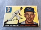 JIM PEARCE #170 Redlegs 1955 Topps Baseball Card
