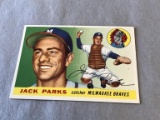 JACK PARKS  Braves 1955 Topps Baseball-High Grade