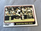 CARLTON FISH Red Sox 1974 Topps Baseball Card