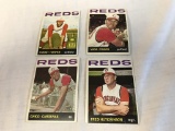 1964 Topps Baseball Cards Lot of 4 REDS Cards