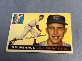 JIM PEARCE #170 Redlegs 1955 Topps Baseball Card