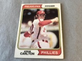 STEVE CARLTON Phillies 1974 Topps Baseball Card