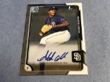 AUSTIN SMITH 2015 Bowman Chrome AUTOGRAPH Card