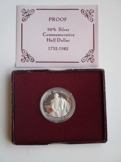 90% Silver Commemorative Washington Half Dollar