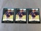 (3) TRAVIS HAFNER 2001 Bowman ROOKIE Baseball Card