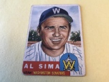 AL SIMA Senators 1953 Topps Baseball Card Card