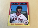 RICK BURLESON 1975 Topps Baseball ROOKIE Card