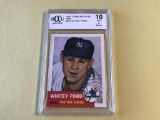 WHITEY FORD 1991 Topps Archives GRADED BCCG 10