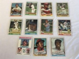 1976 Topps Baseball Cards Lot of 11 STARS HOF