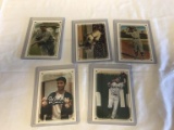 Lot of 5 2007 UD Masterpieces Baseball Cards