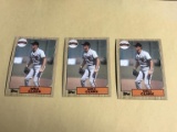 WILL CLARK Lot of 3 1987 Topps Rookies Error Cards