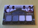 2009 UD Game Used QUAD SWATCH JERSEY Card