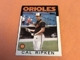 CAL RIPKEN 1986 Topps Baseball Card