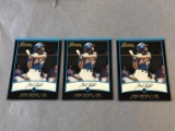 (3) JOSE REYES 2001 Bowman ROOKIE Baseball Cards