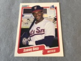 SAMMY SOSA 1990 Score Baseball ROOKIE Card