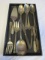 Large Tray Lot of Silver Plate Flatware