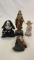 Lot of 4 Relgious Items, Incl. Porcelain Nun Doll