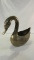 Vintage Korean Brass Swan Planter