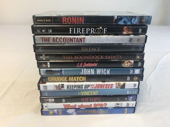 Lot of 13 ACTION & COMDEY DVD Movies-John Wick