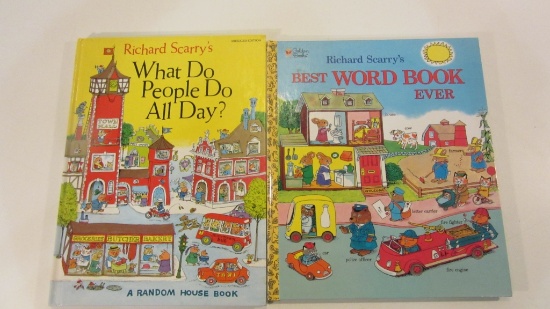 Lot of 2 Richard Scarry's Classic Storybooks