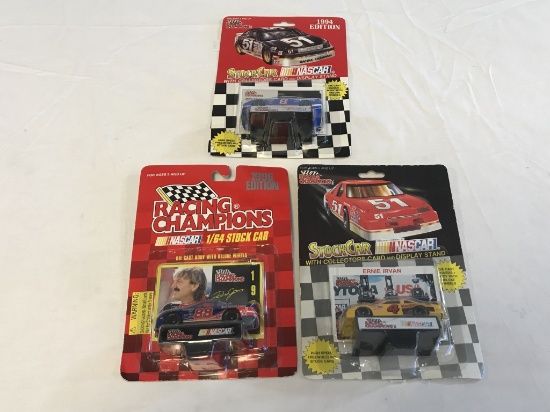 Lot of 3 Racing Champions NASCAR 1:64 Cars NEW