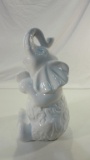 White Porcelain Elephant Figure