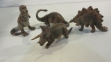 Lot of 4 Vintage Ceramic Dinosaurs