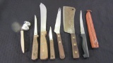 Large Lot of Miscellaneous Knives & Sharpener