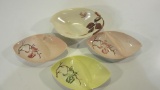 Lot of 4 Vintage Carlton Ware Dishes