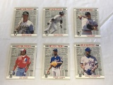 1988 Fleer Baseball HEADLINERS 6 Card Set