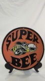 Super Bee Metal Repop Sign