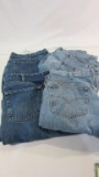 Lot of 3 Pairs of Jeans & 1 Pair of Shorts