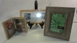 Lot of 3 Light Wood Photo Frames
