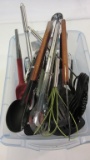 Lot of Kitchen Utensils Including Tongs