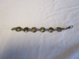 Coin and Link Bracelet