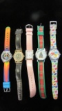 Lot of 5 Ladies Watches, Incl. Rainbow Peace