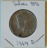 1964-D JFK Silver Half Dollar