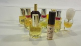 Lot of 9 Mini Vintage Perfume Bottles