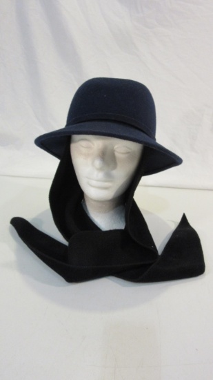 100% Wool Hat with Scarf