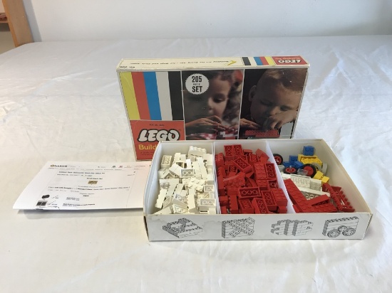 Vintage 1966 LEGO Set 205 Pieces  Set With box