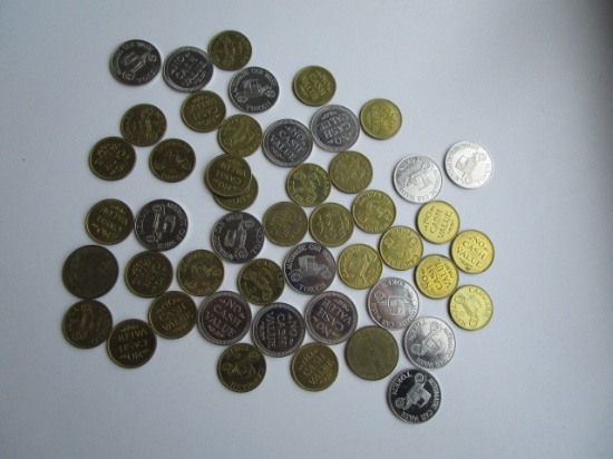 Lot of Car Wash Tokens