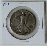 1941 Walking Liberty Silver Half Dollar