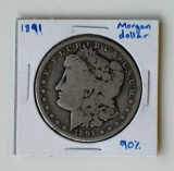 1891 Morgan Silver Dollar