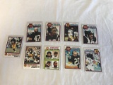 Lot of 9 1979 Topps STEELERS Football Cards